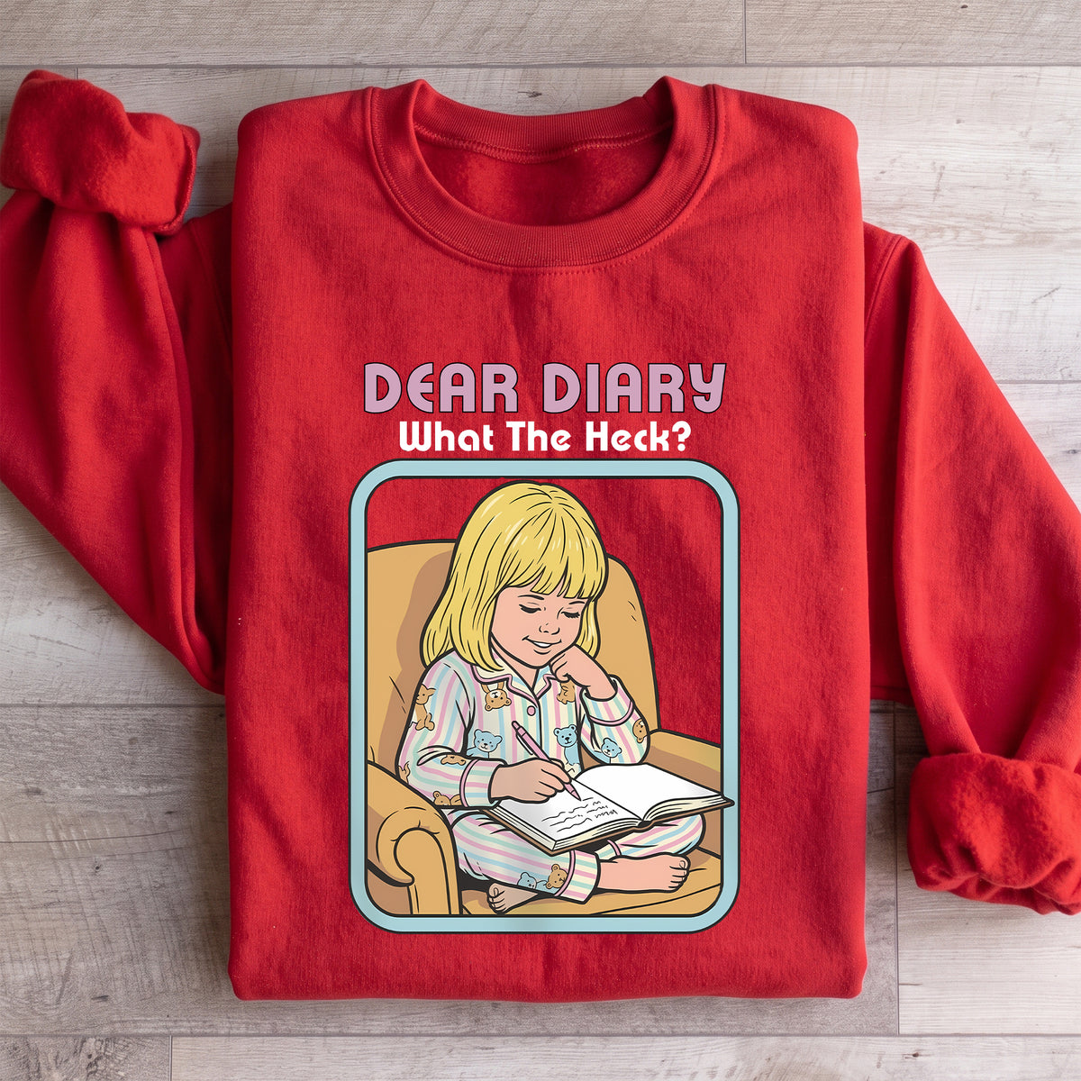 Sudadera «Querido diario, ¿qué demonios?»