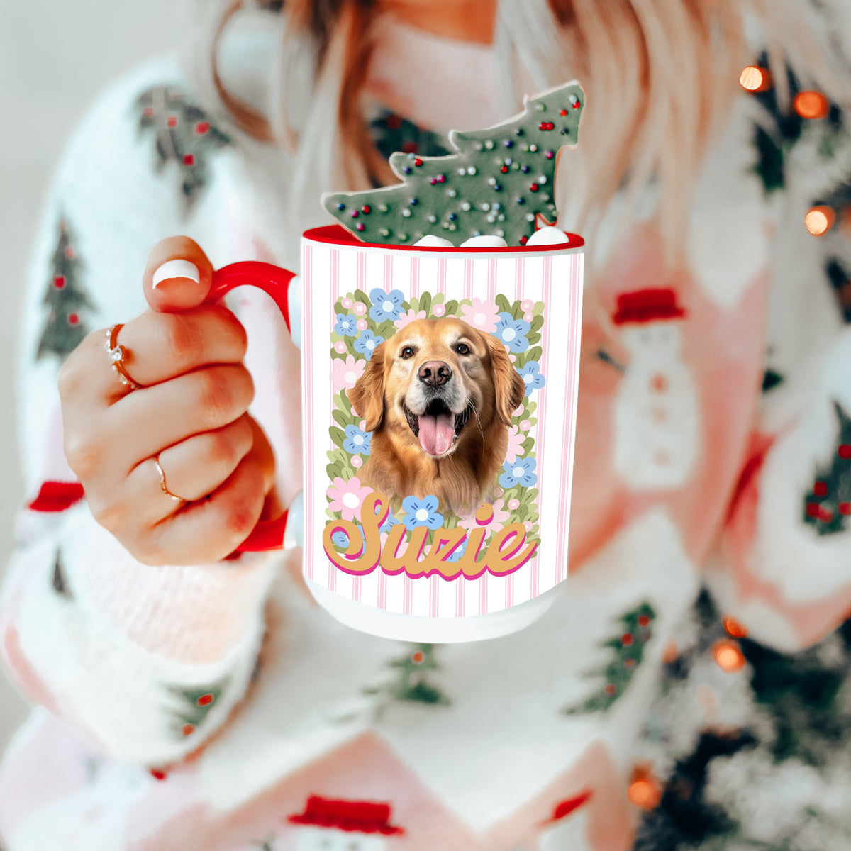 Mug personnalisé avec photo et nom de votre animal de compagnie