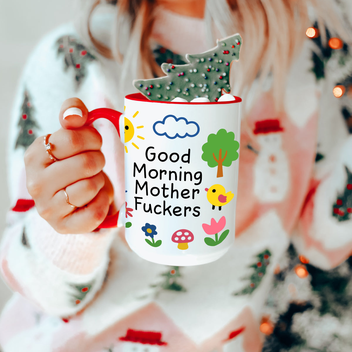 Taza «Buenos días, cabr_nes»