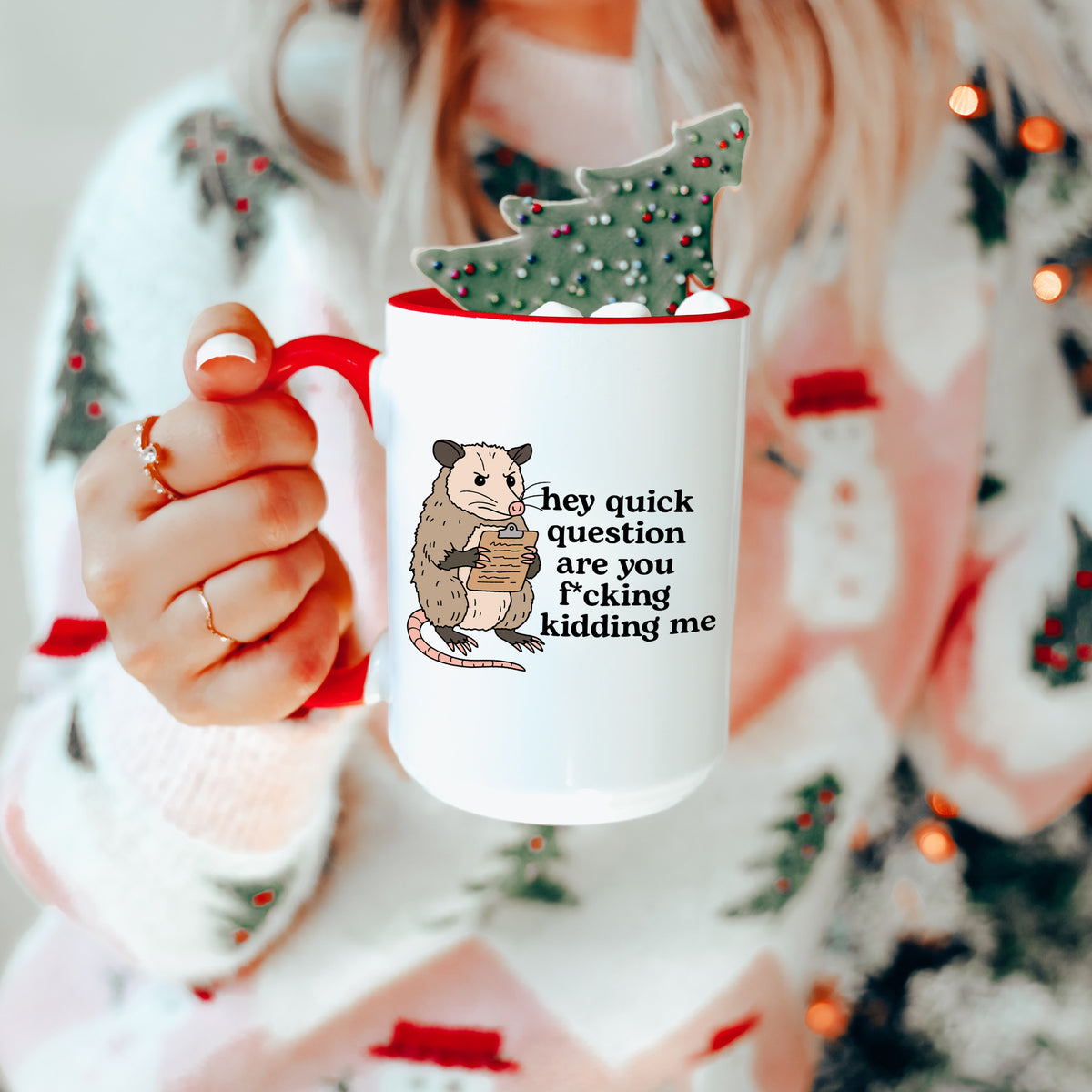 Hey, kurze Frage: Willst du mich veräppeln? Tasse