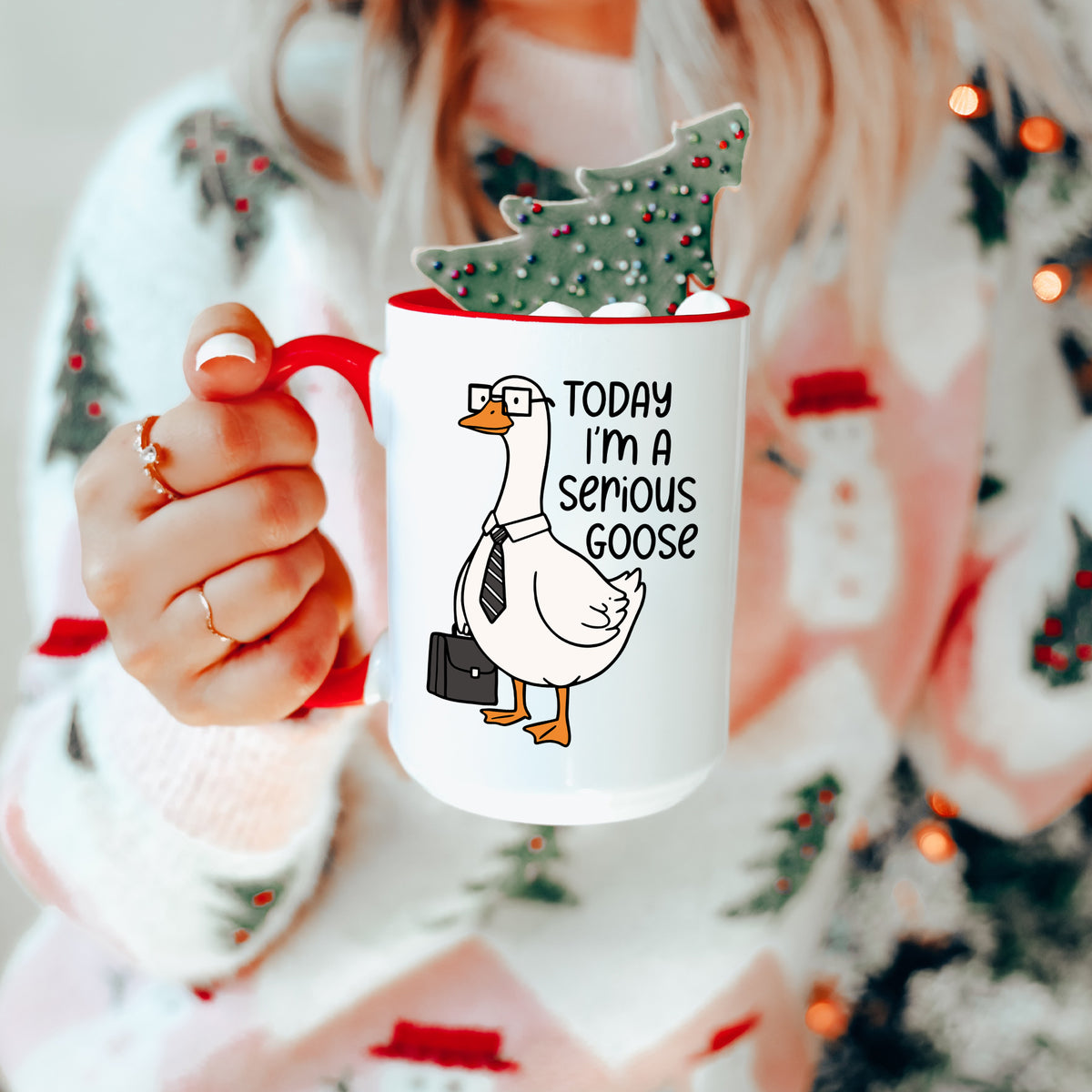Today I'm A Serious Goose Mug
