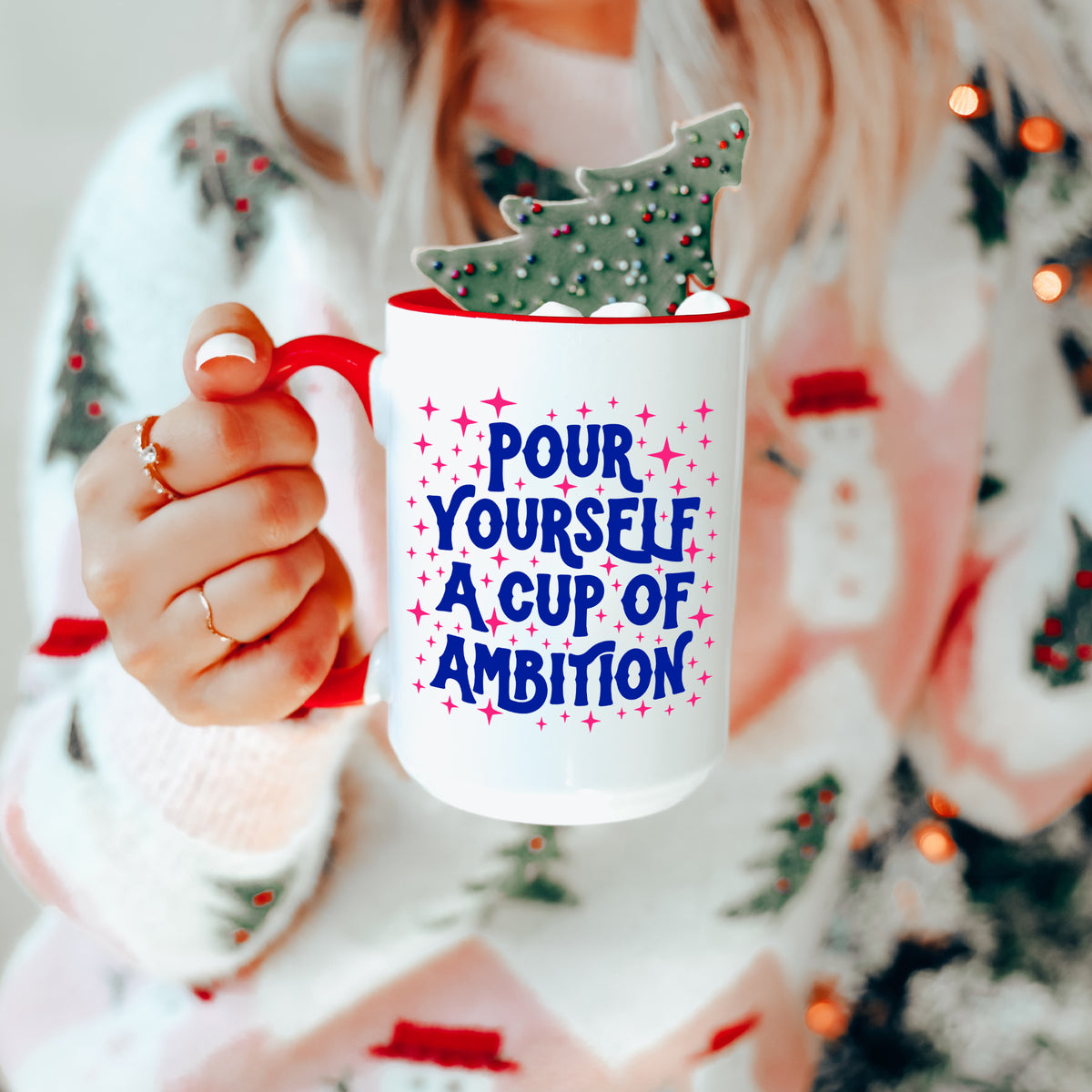 Taza «Sírvete una taza de ambición»