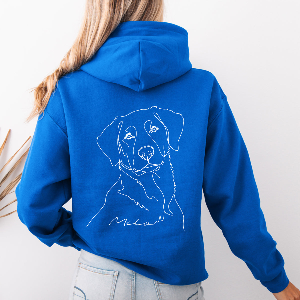 Personalisierter Hoodie mit Haustierfoto