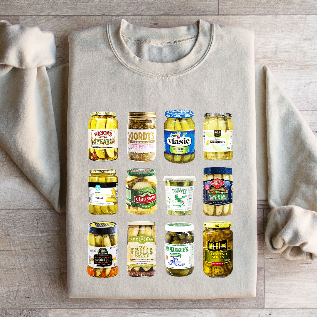 Vintage Canned Pickles Sweatshirt