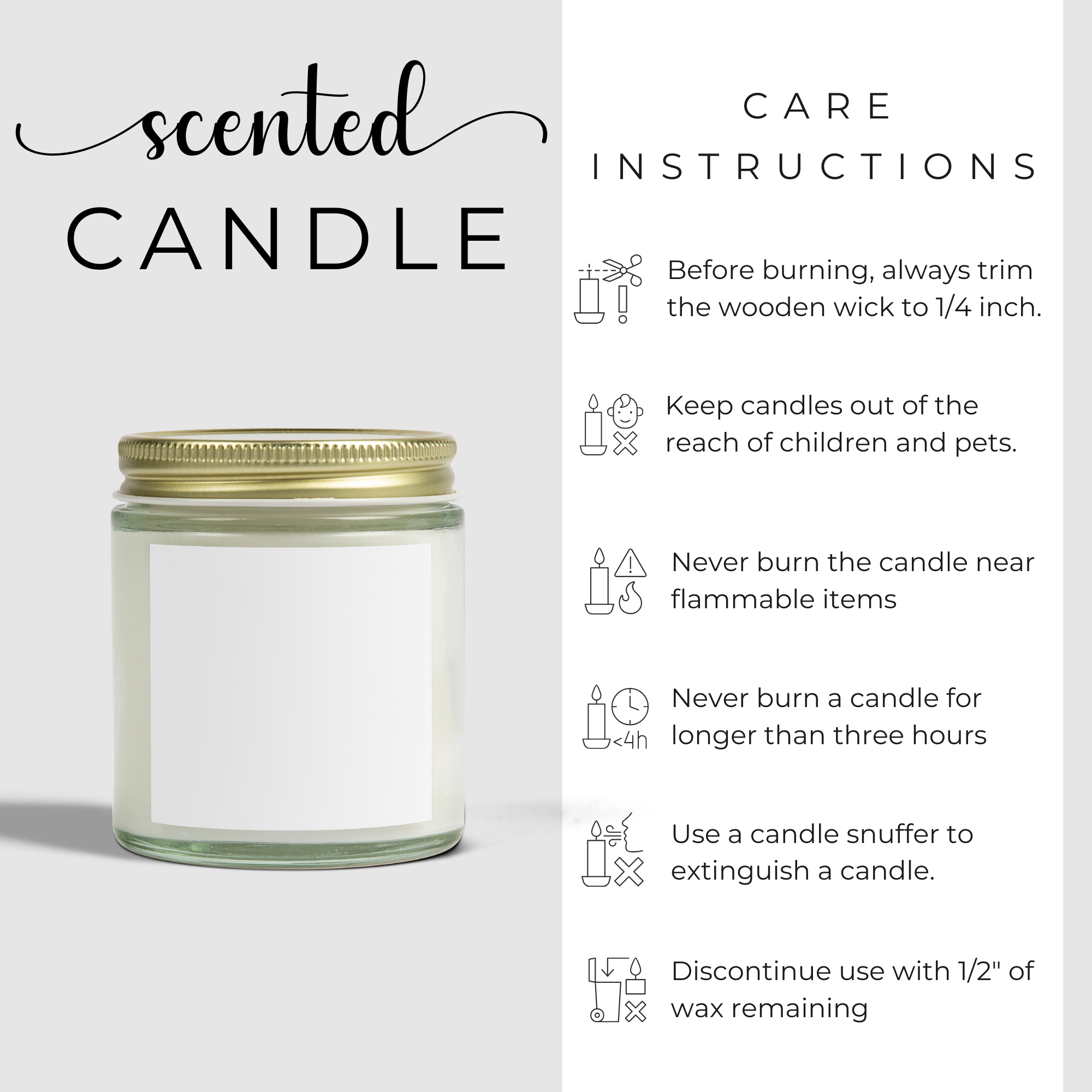 Haunted Library Soy Candle, spooky candle