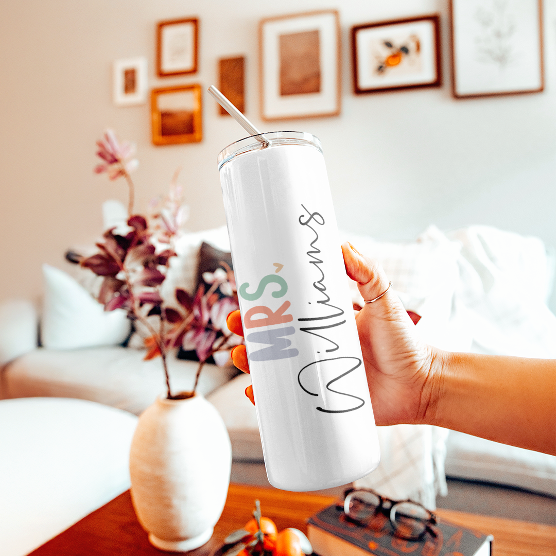 Personalized Tiny Human Tamer Tumbler