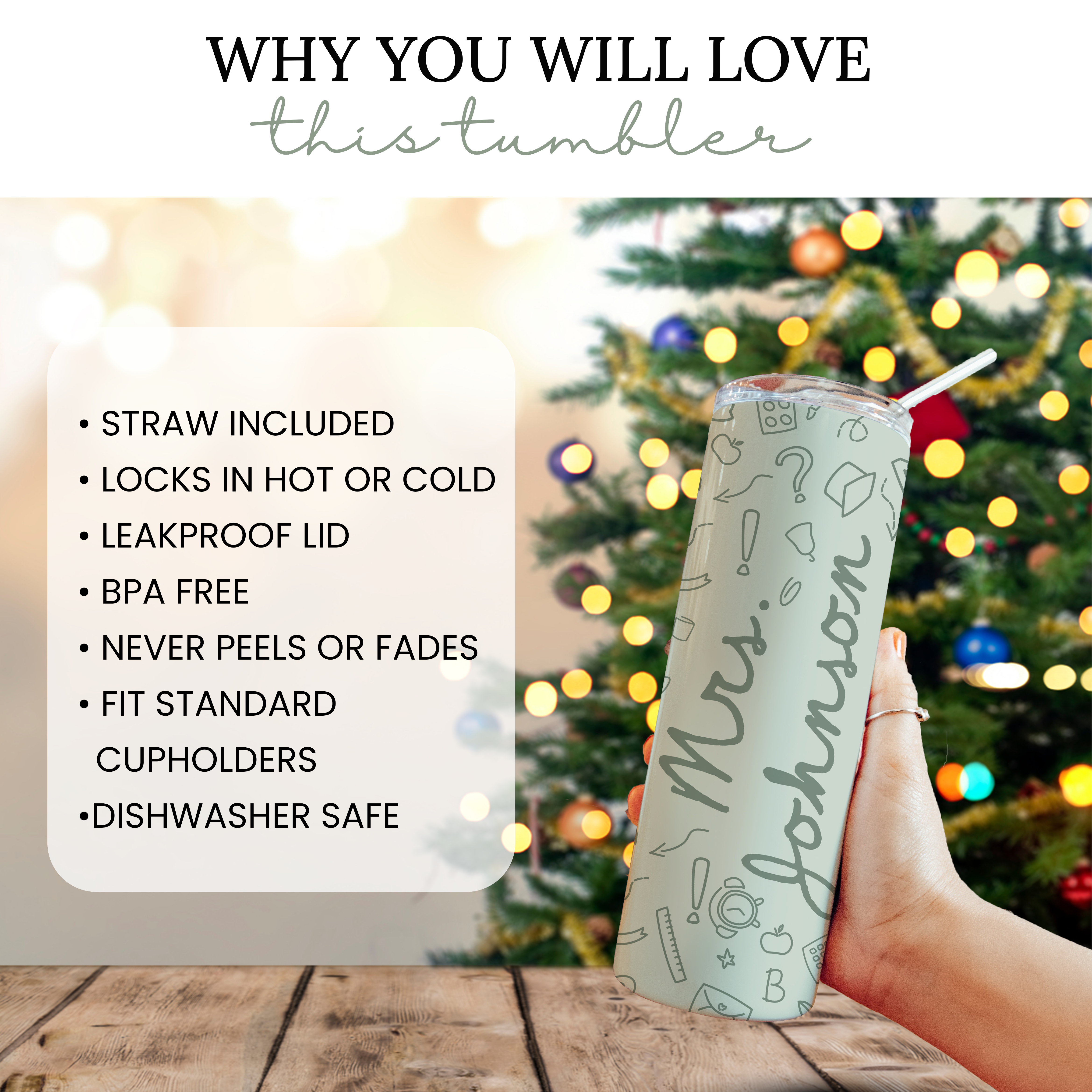 Personalized Teacher Tumbler