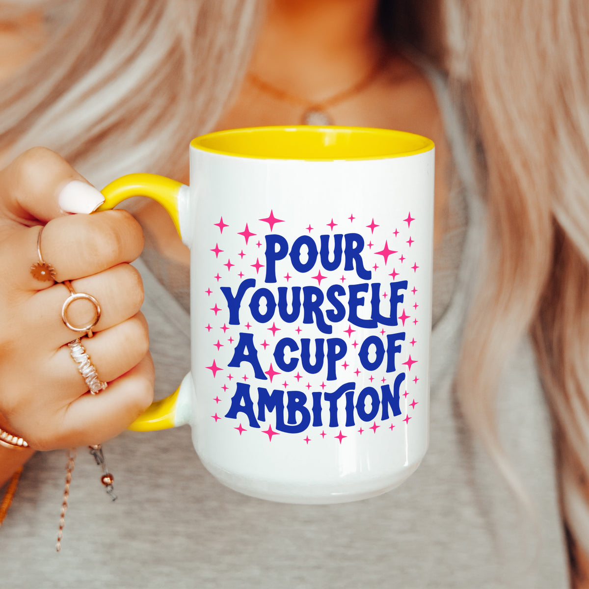 Taza «Sírvete una taza de ambición»