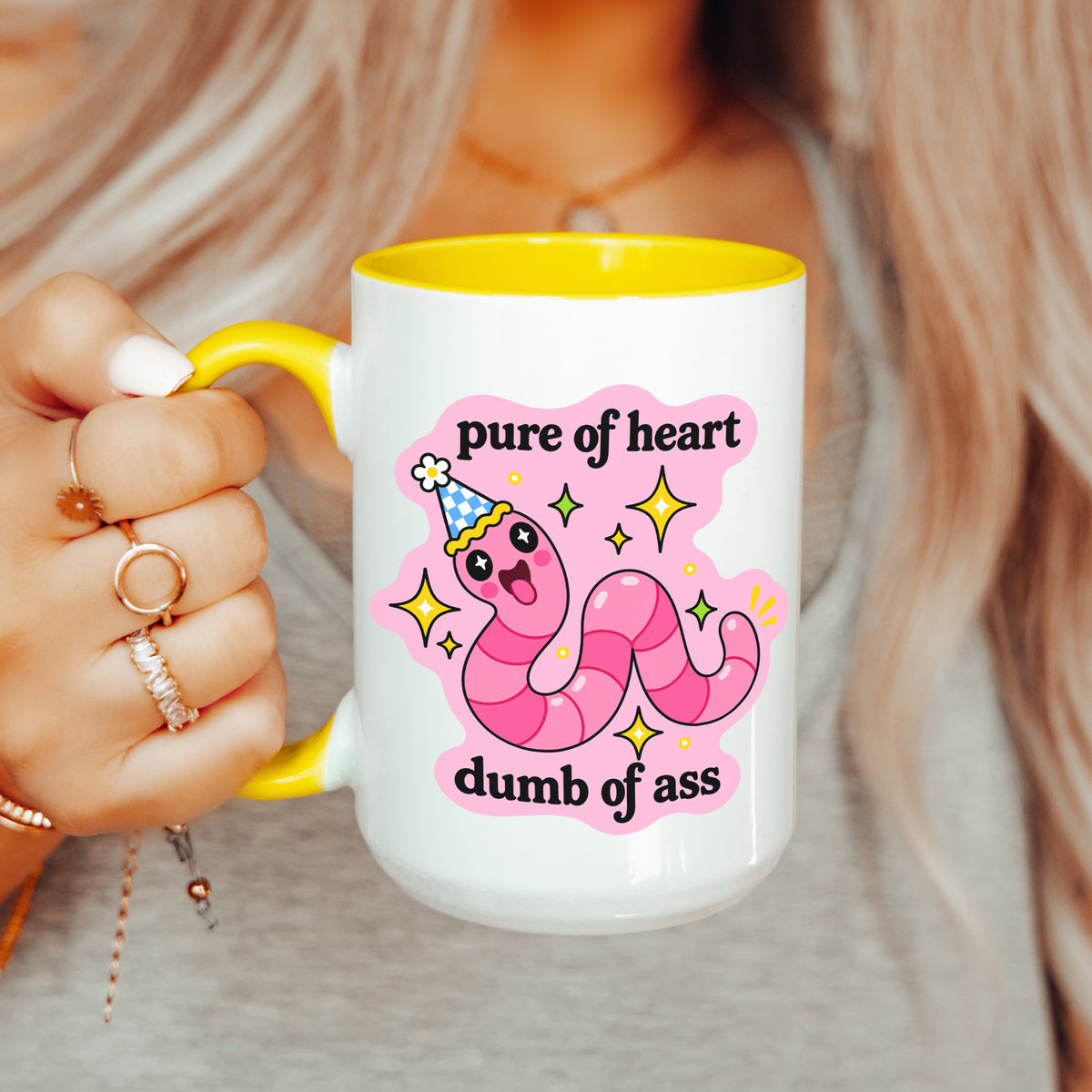Pure Of Heart Dumb Of A* Mug