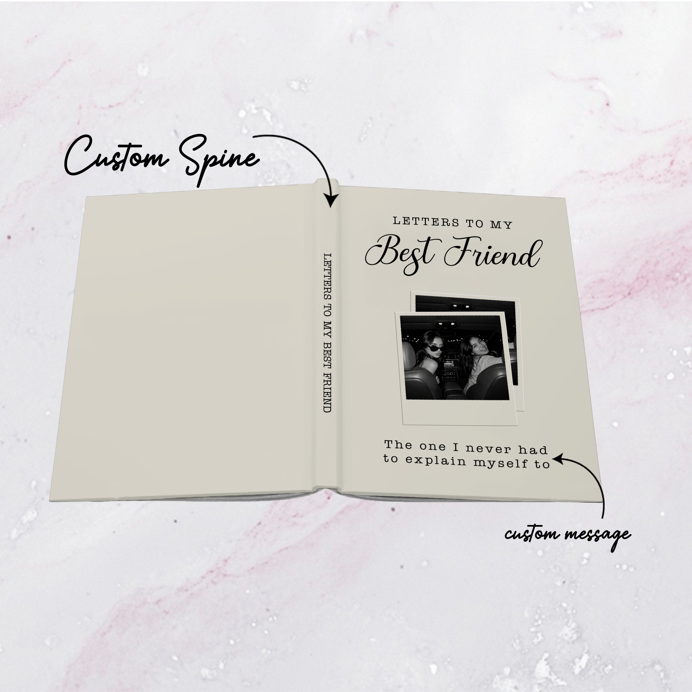 Personalized Letters to My Best Friend Journal
