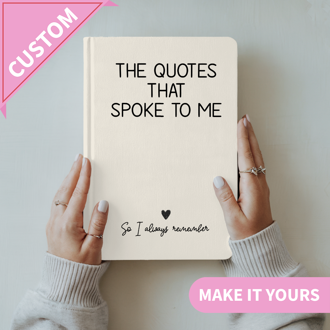 Personalized Quote Collection Journal