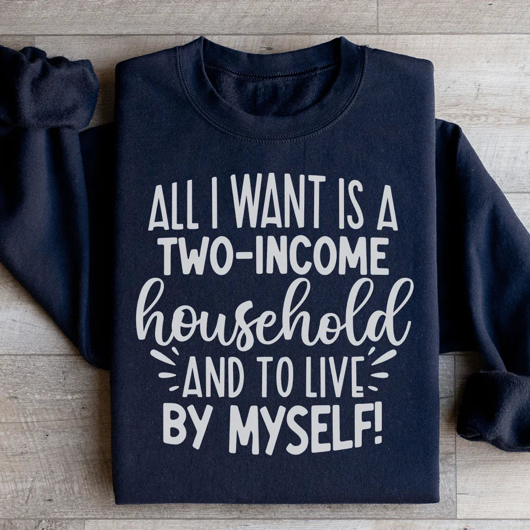 All I Want Sweatshirt Black / S Peachy Sunday T-Shirt