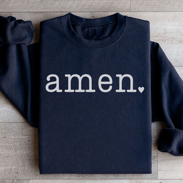 Amen Sweatshirt Black / S Peachy Sunday T-Shirt