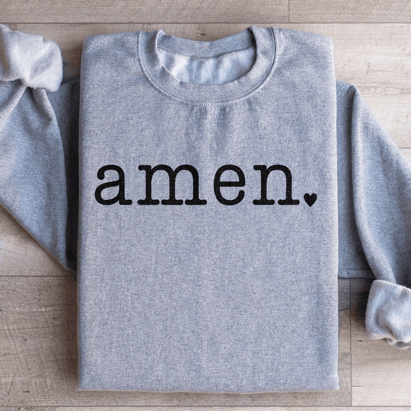 Amen Sweatshirt Sport Grey / S Peachy Sunday T-Shirt