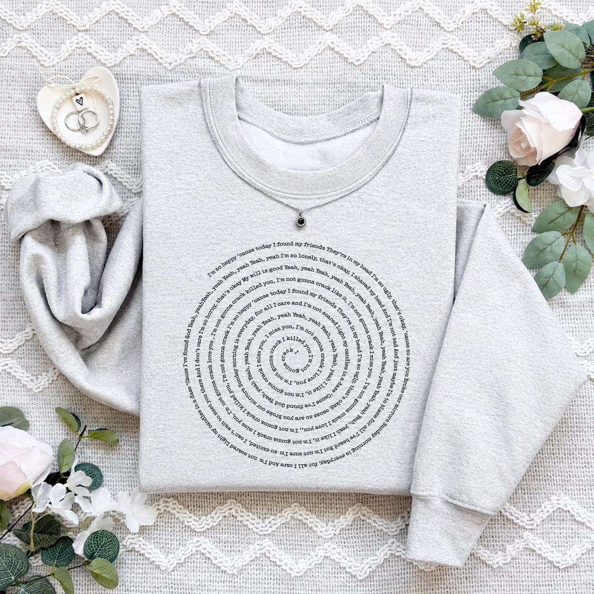 Personalized Any Song Lyrics Sweatshirt