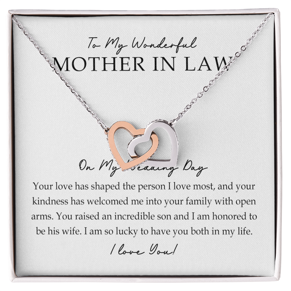 To My Wonderful Mother In Law Jewelry