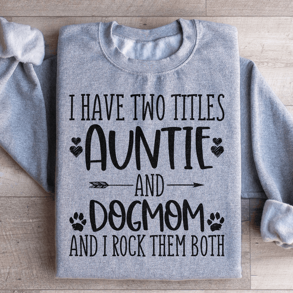 Auntie & Dogmom Sweatshirt Sport Grey / S Peachy Sunday T-Shirt