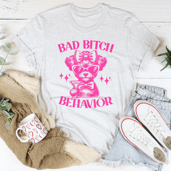 Bad B* Behavior Tee Ash / S Peachy Sunday T-Shirt