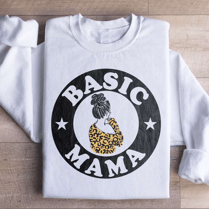 Basic Mama Sweatshirt White / S Peachy Sunday T-Shirt