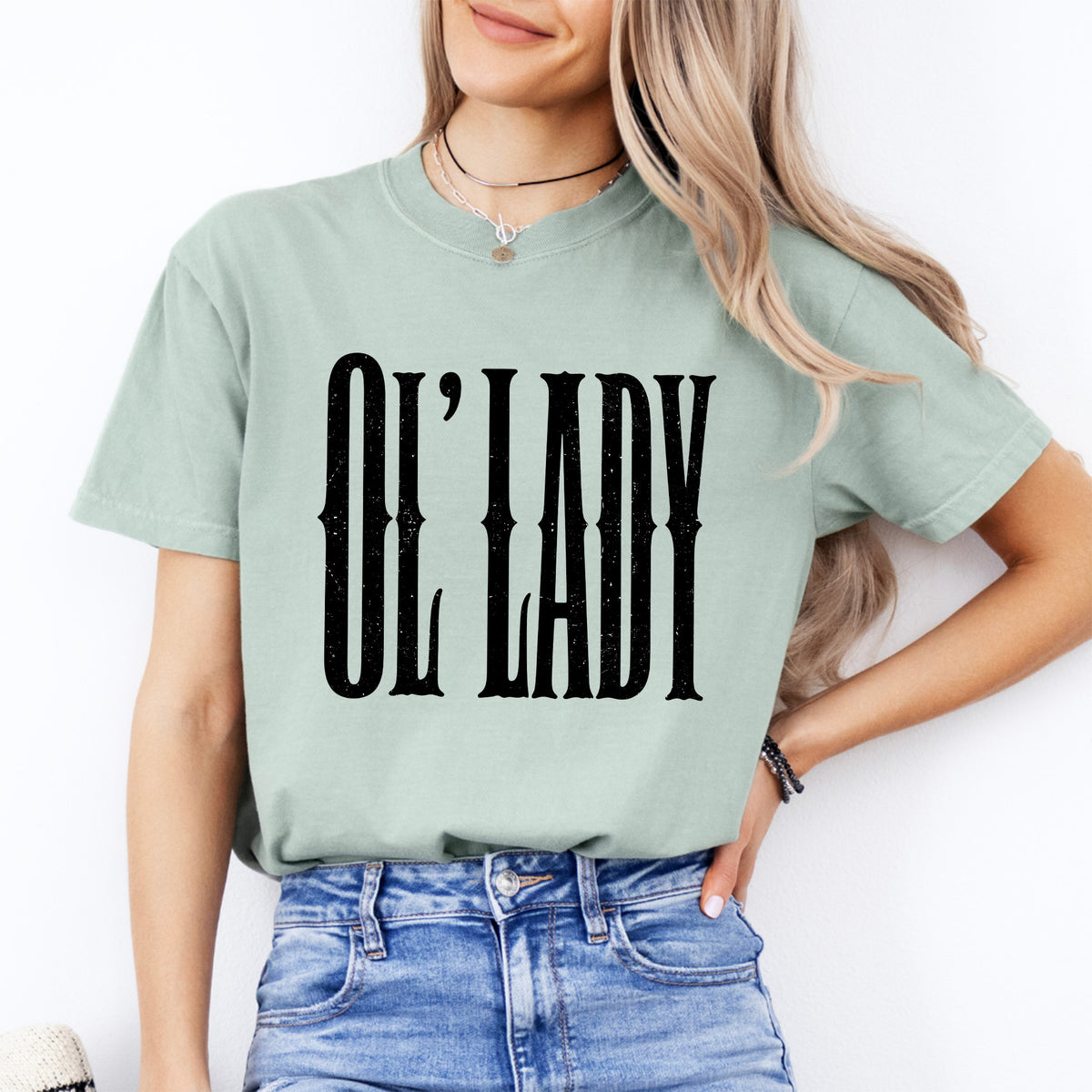 "Ol' Lady" – Sassy Country Humor Casual Shirt