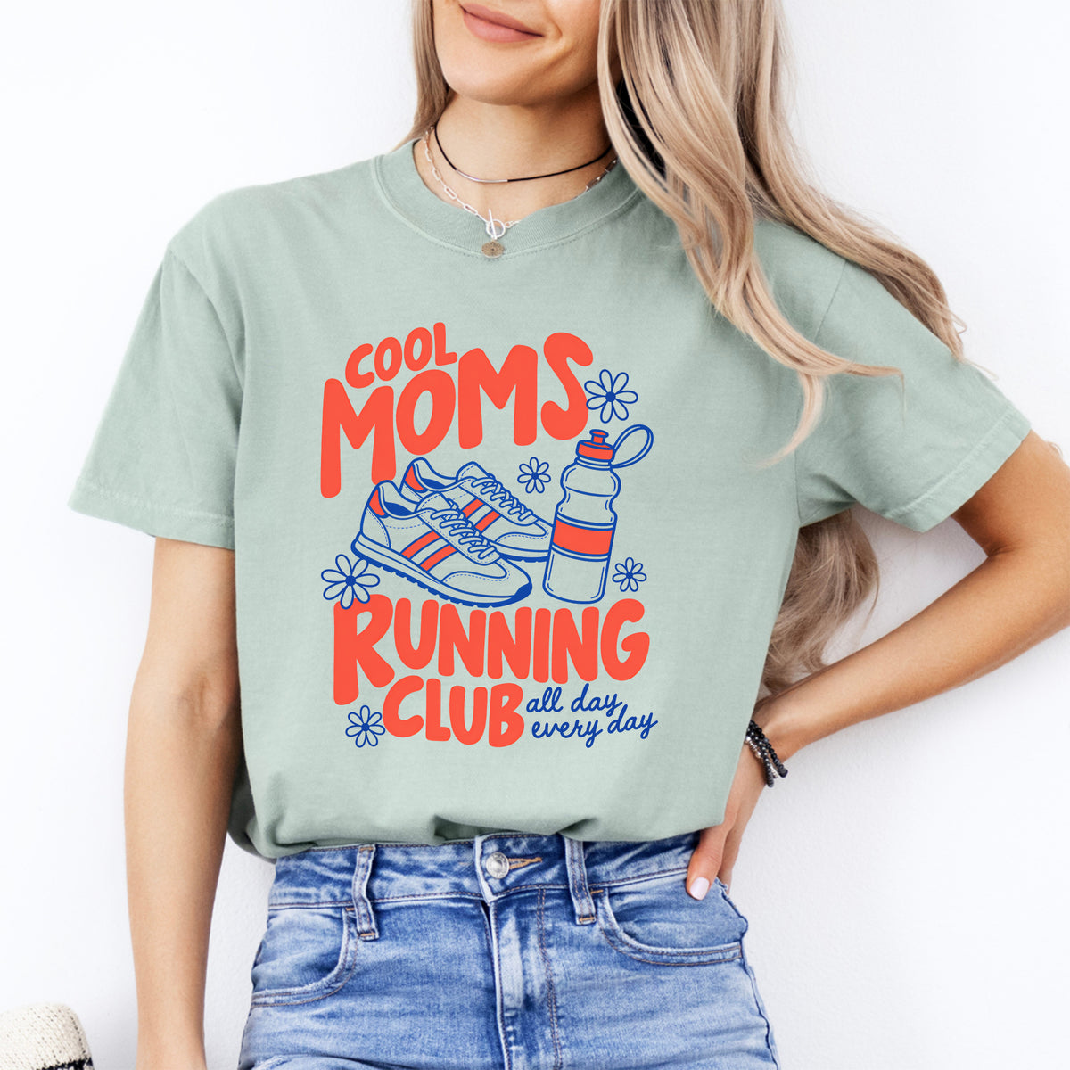 T-shirt du club de course des mamans cool