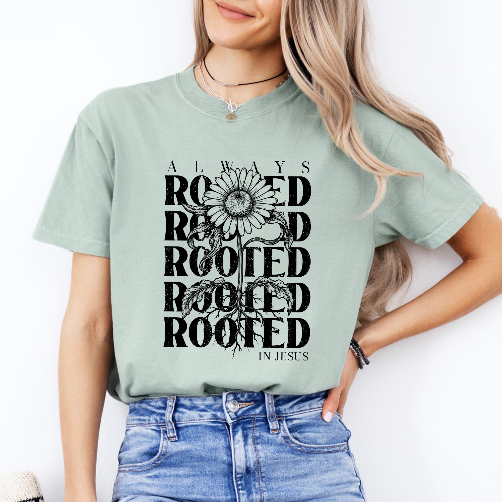 Immer in Jesus verwurzelt – T-Shirt