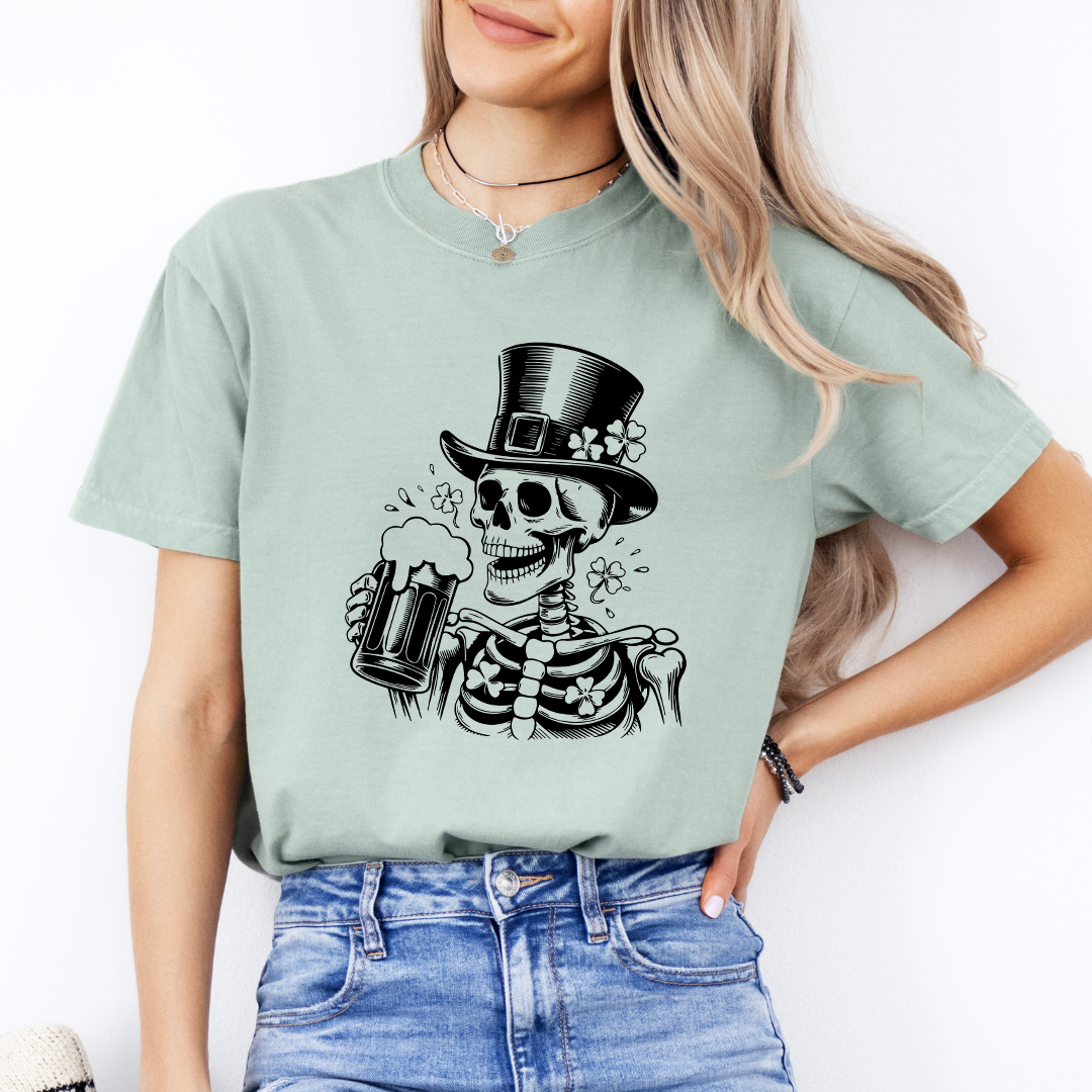 Shamrocked Skeleton Tee