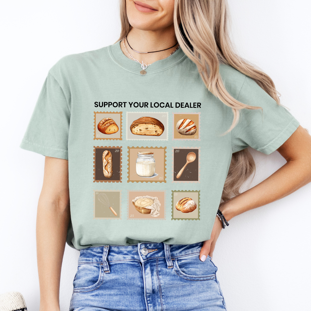 Support Your Locals Dealer Sourdough T-Shirt
