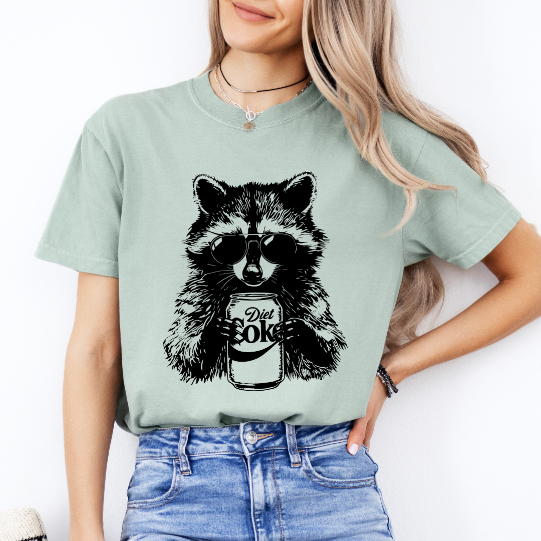 Raccoon Diet Coke Tee