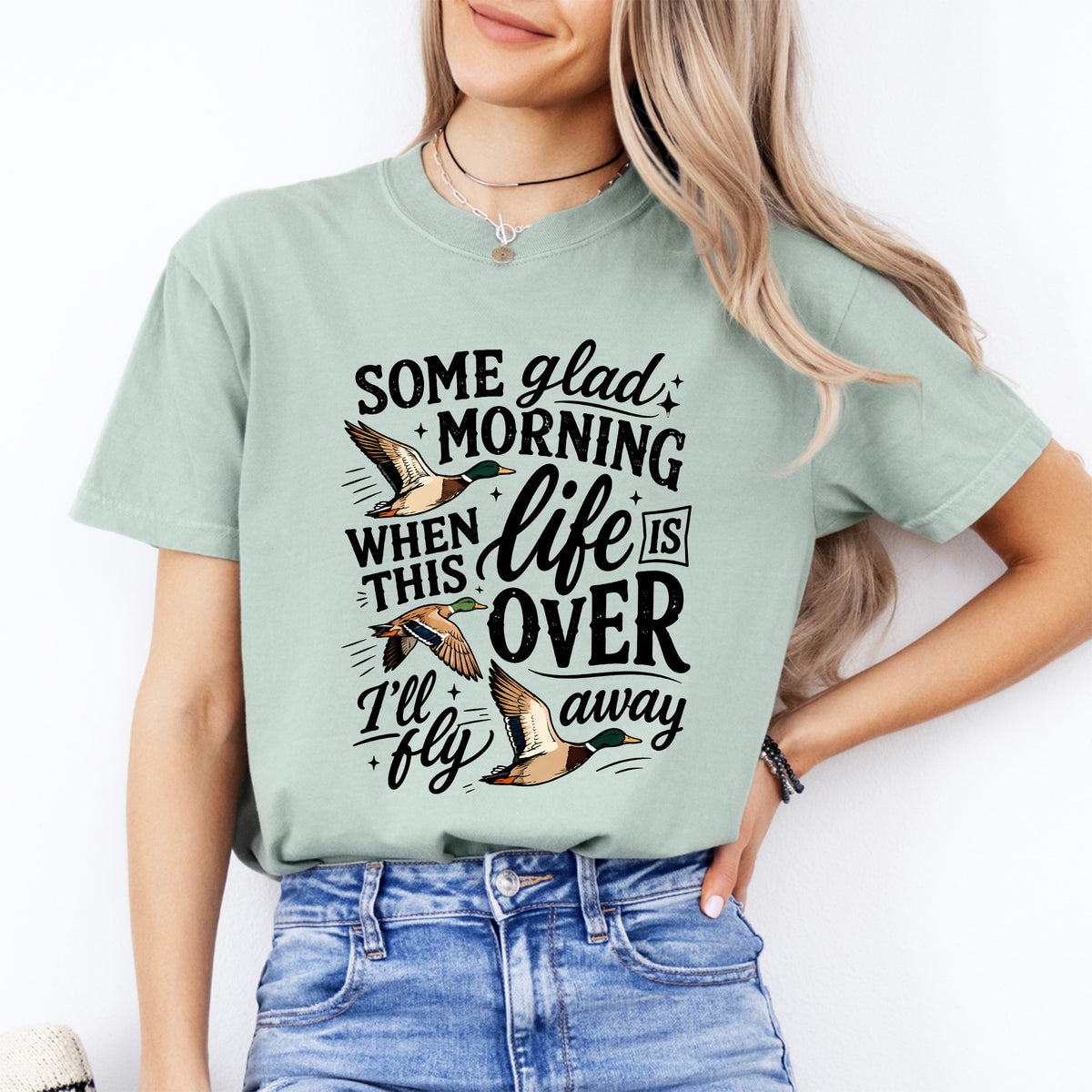 I'll Fly Away Graphic Tee – Vintage Gospel Hymn Shirt