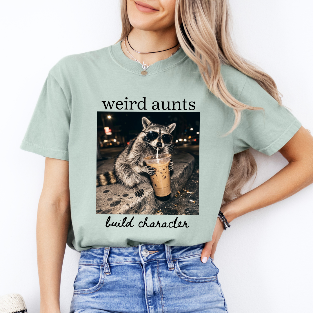 Weird Aunts Build Character Tee