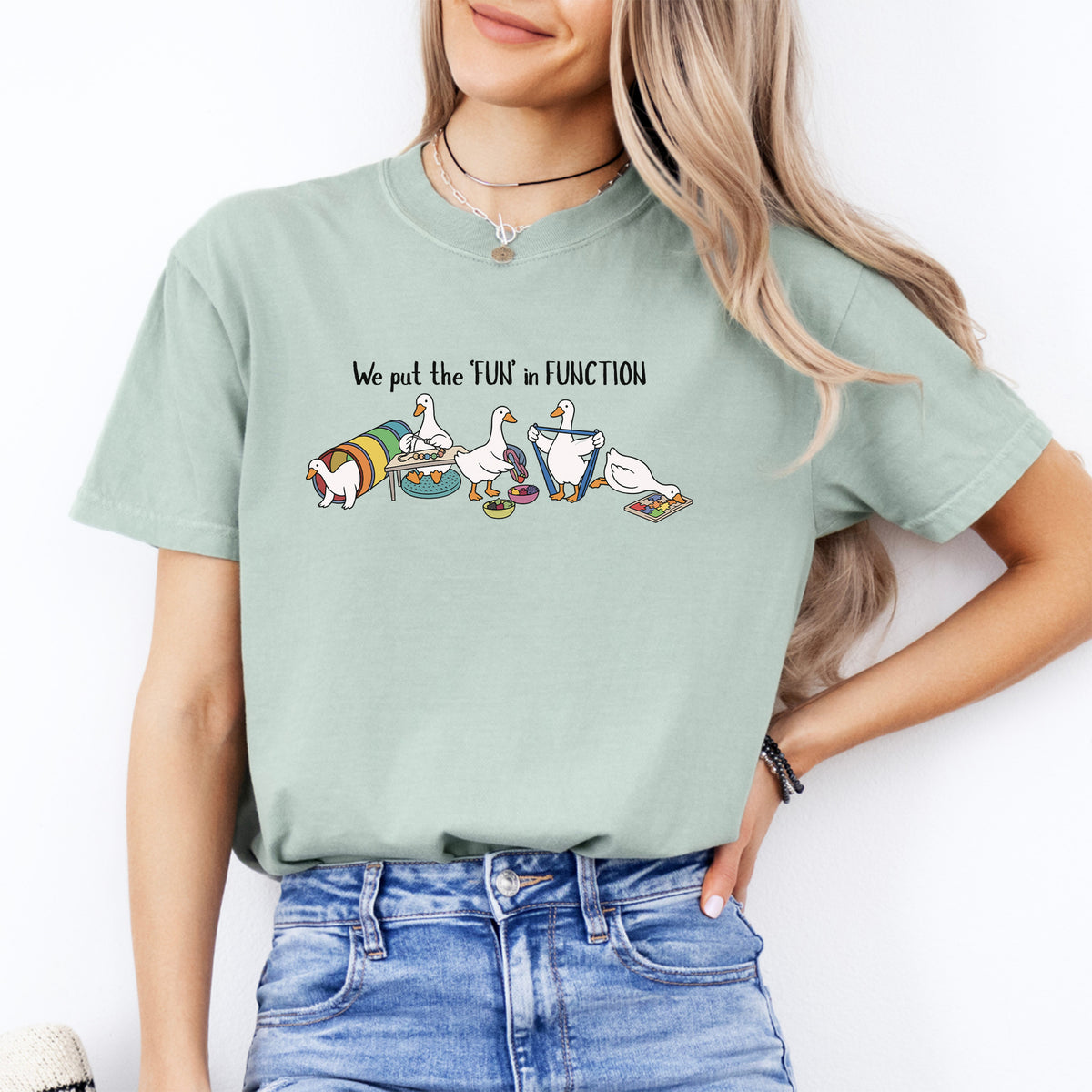T-Shirt: Wir bringen Spaß in Funktionalität