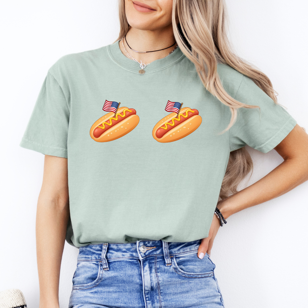Retro Hot Dog Bikini Tee