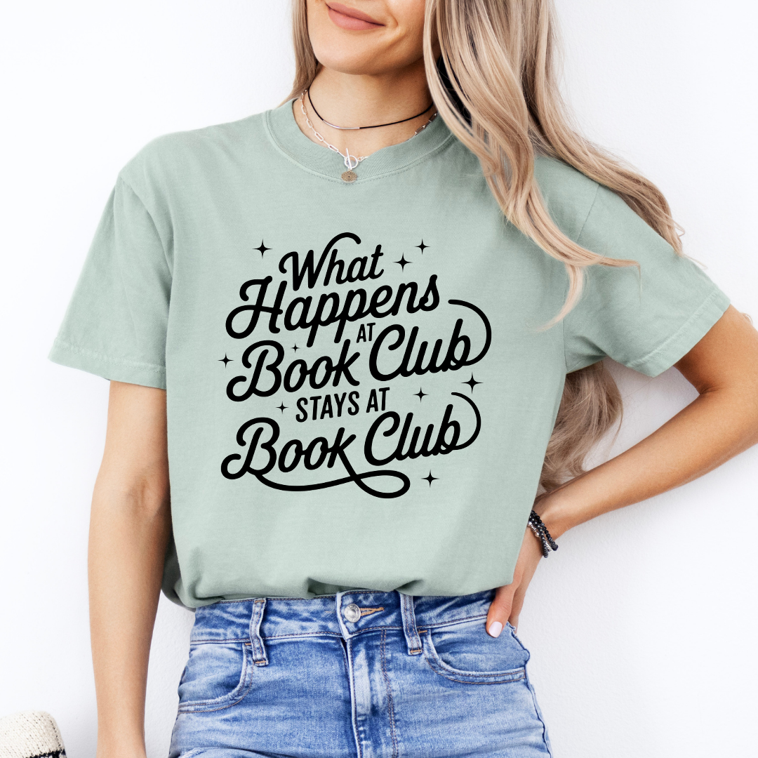 What Happens At Book Club Tee