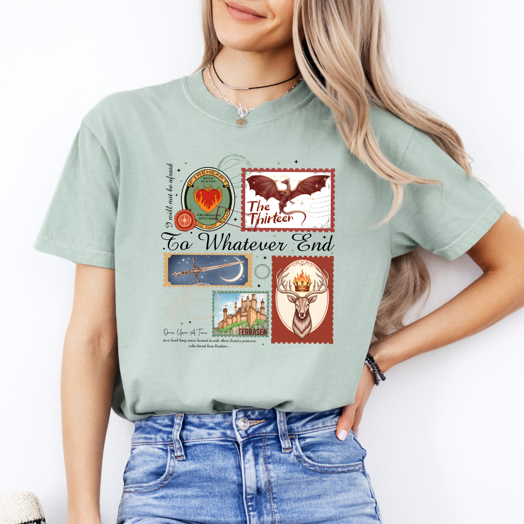 Throne Of Glass TOG Book Stamps Tee
