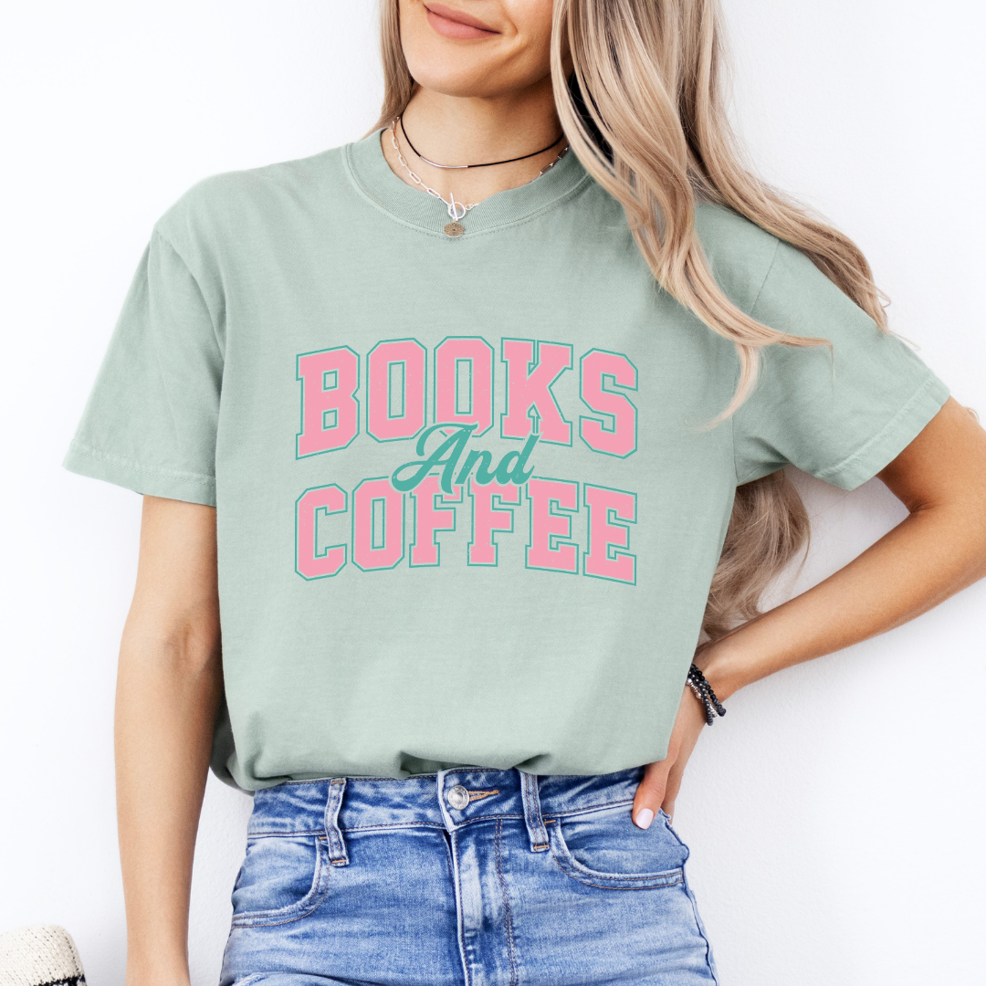 Books And Coffee Tee