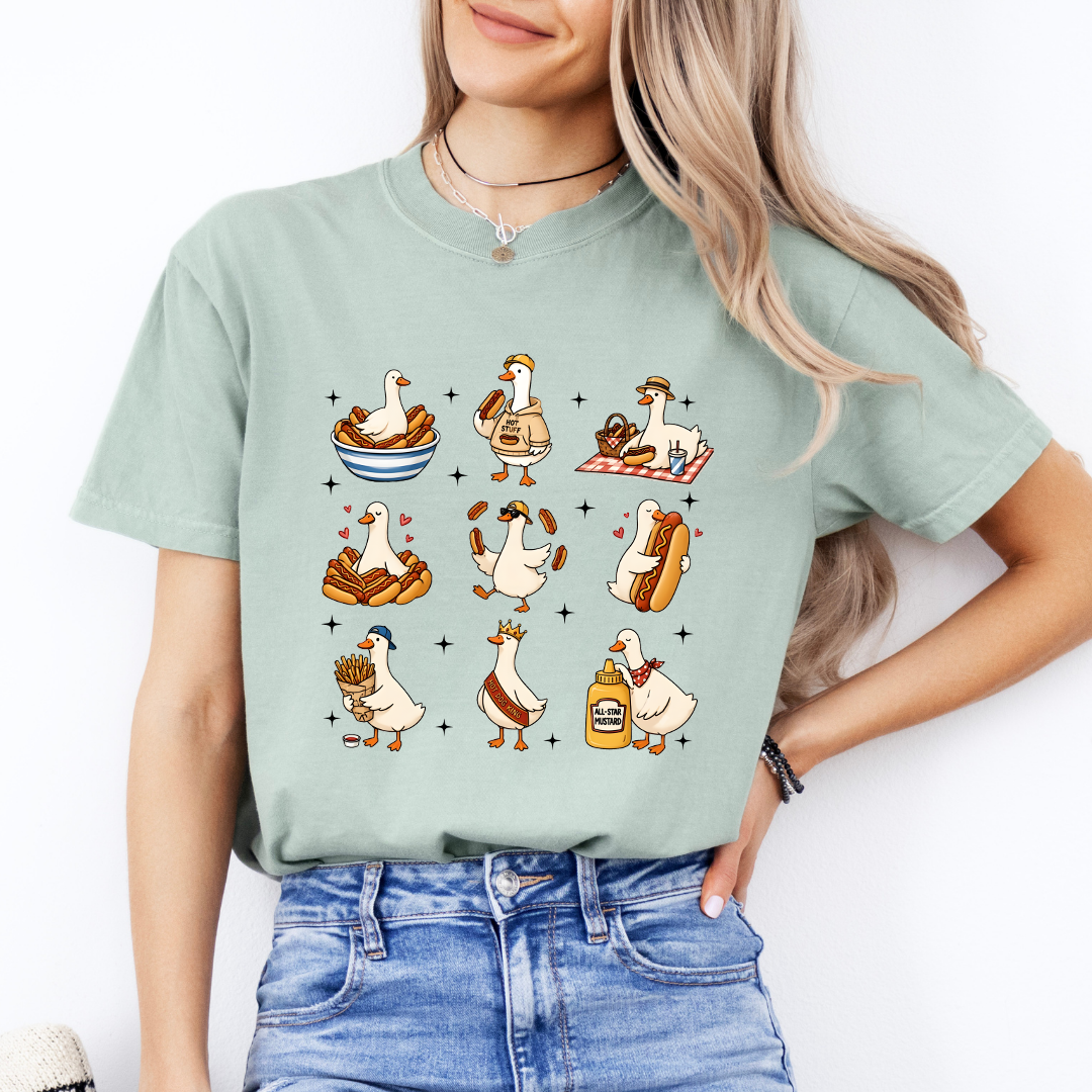 Hot Dog Lover Silly Goose Tee