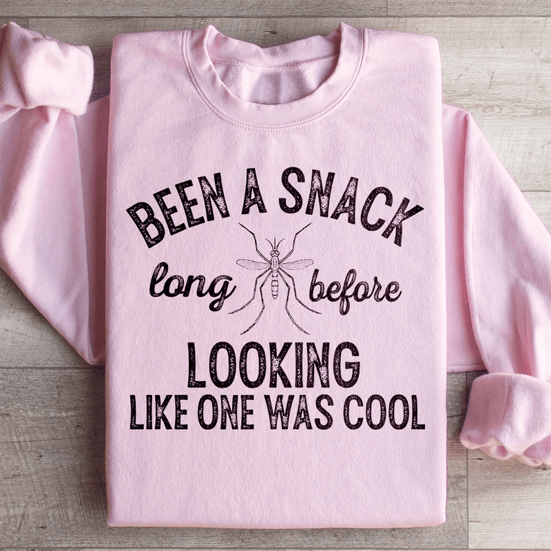 Been A Snack Long Before Looking Like One Was Cool Sweatshirt Light Pink / S Peachy Sunday T-Shirt