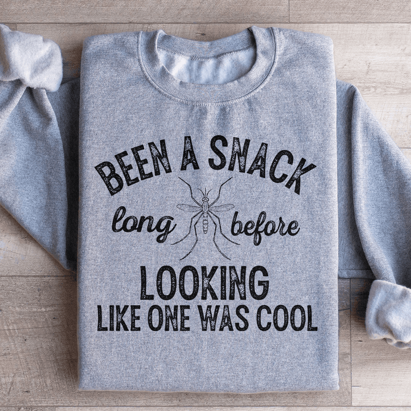 Been A Snack Long Before Looking Like One Was Cool Sweatshirt Sport Grey / S Peachy Sunday T-Shirt