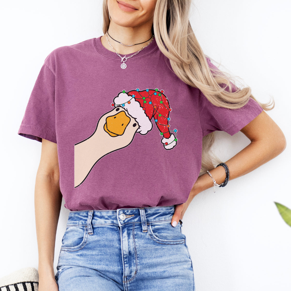 Funny Christmas Goose Tee