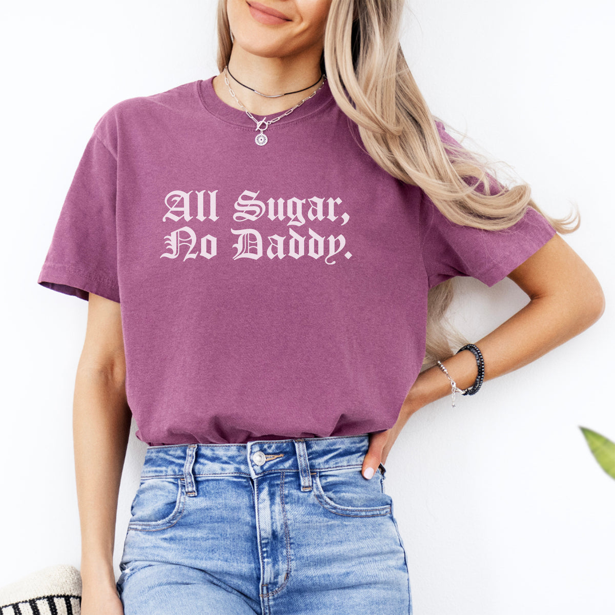 Camiseta «Todo azúcar, ningún papá»