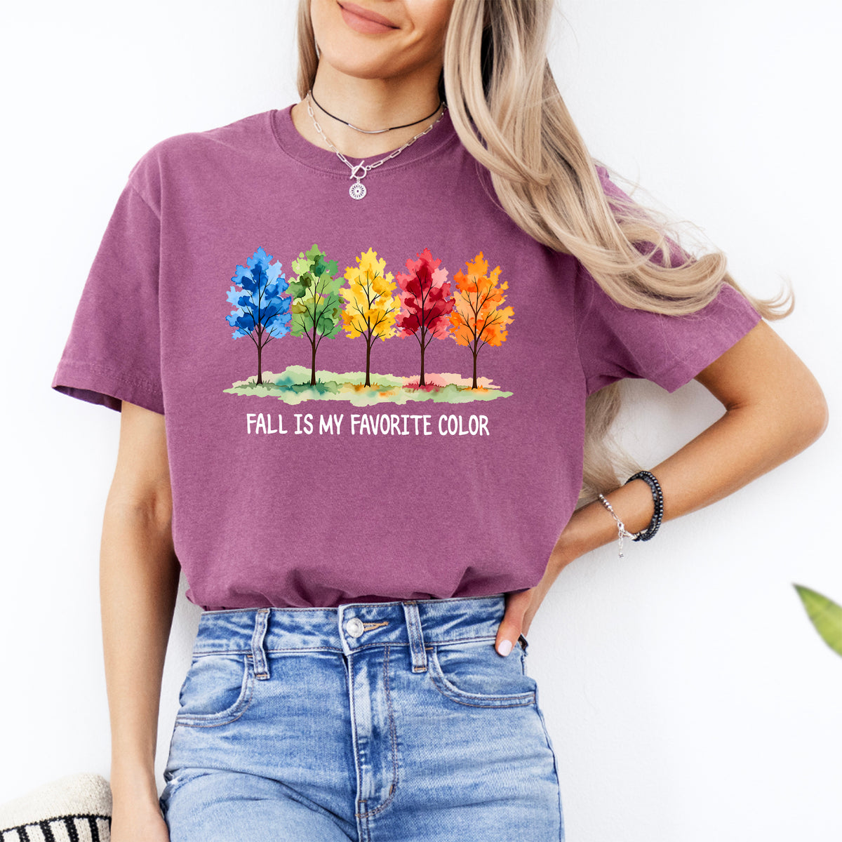 T-Shirt „Herbst ist meine Lieblingsfarbe“