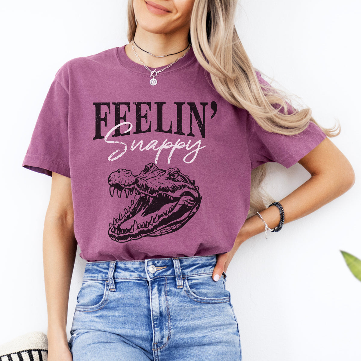 Camiseta de caimán «Me siento de maravilla»