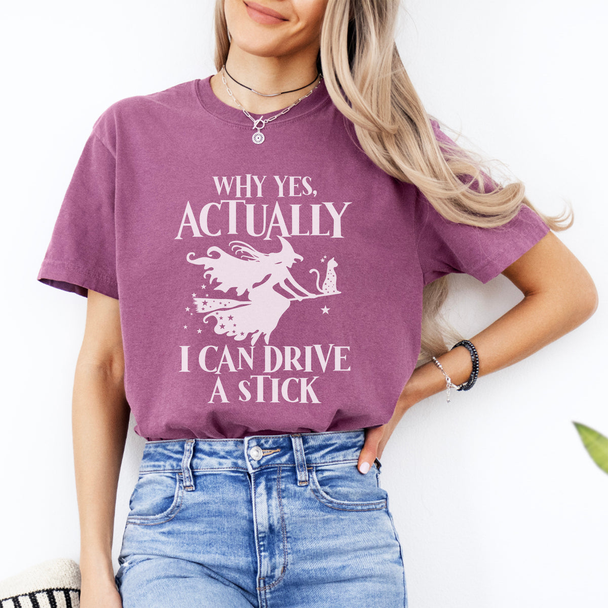 Yes Actually I Can Drive A Stick Tee