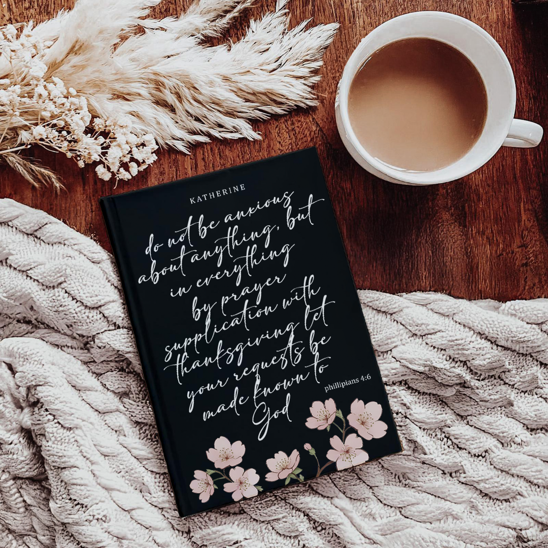 Personalized Christian Gift Prayer For Women Gratitude Journal