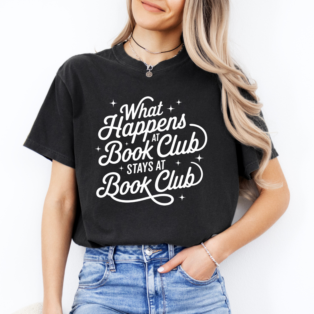 What Happens At Book Club Tee