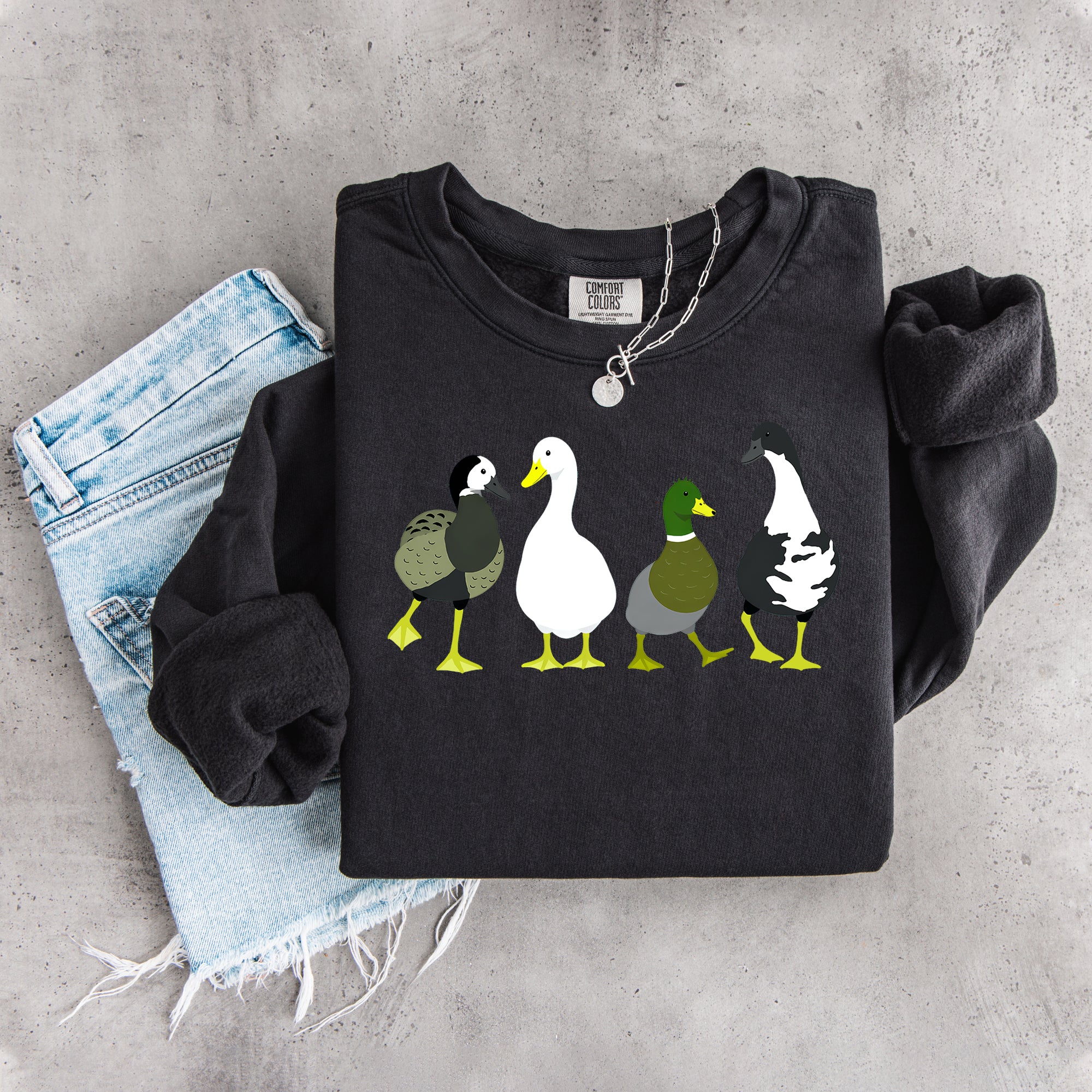 Sweatshirt „Süße Enten-Crew“