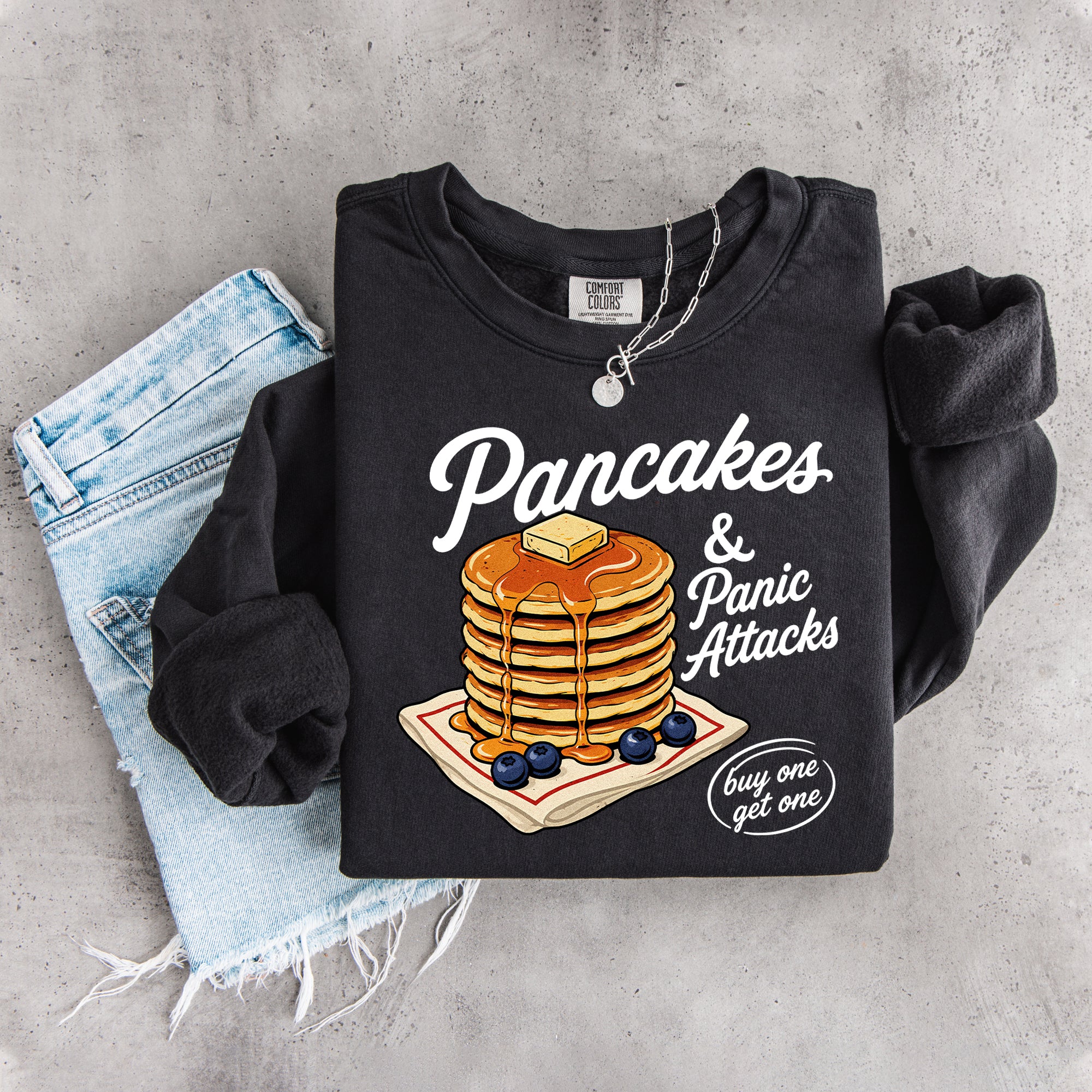 Sudadera «Panqueques y ataques de pánico»
