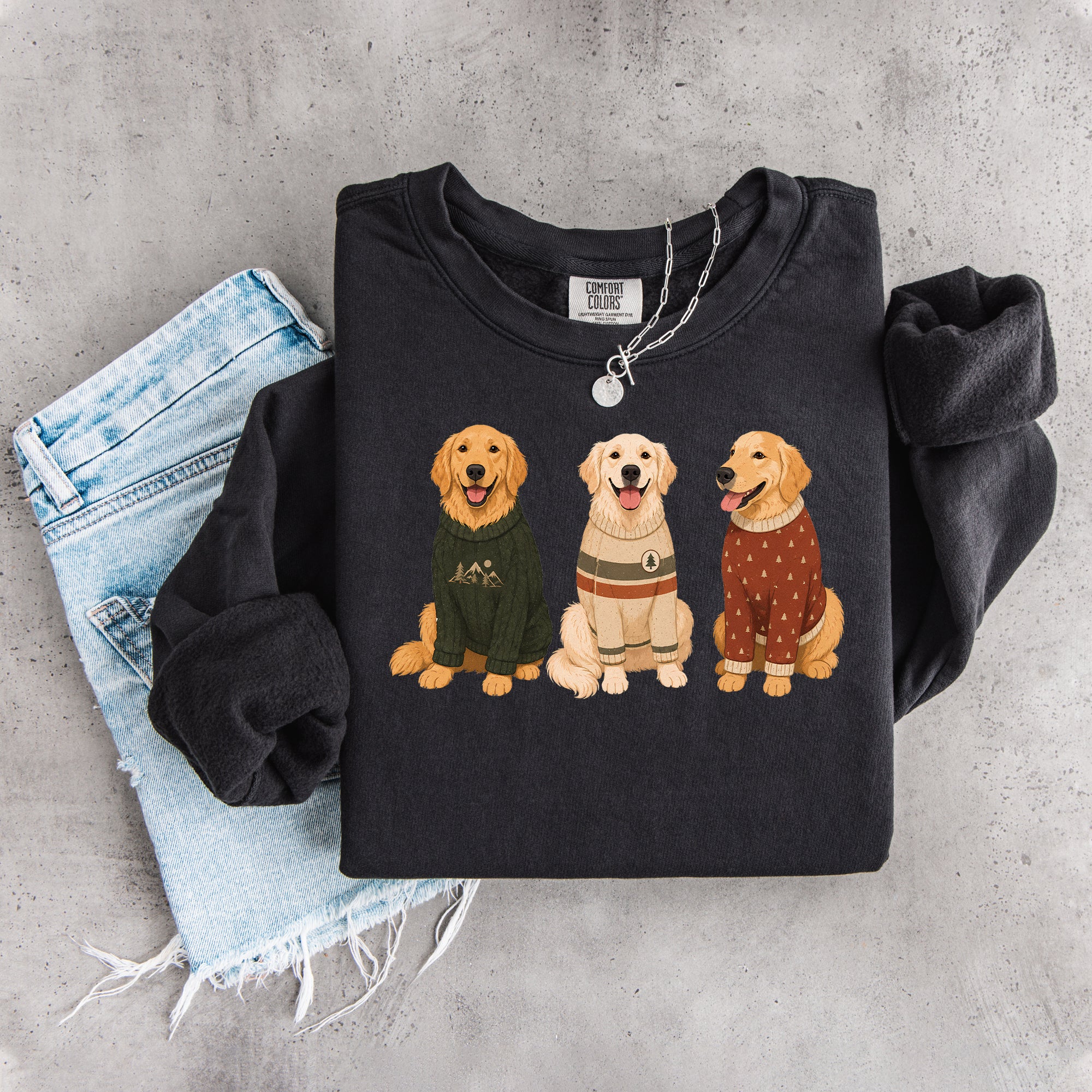 Fall Golden Retriever Sweatshirt