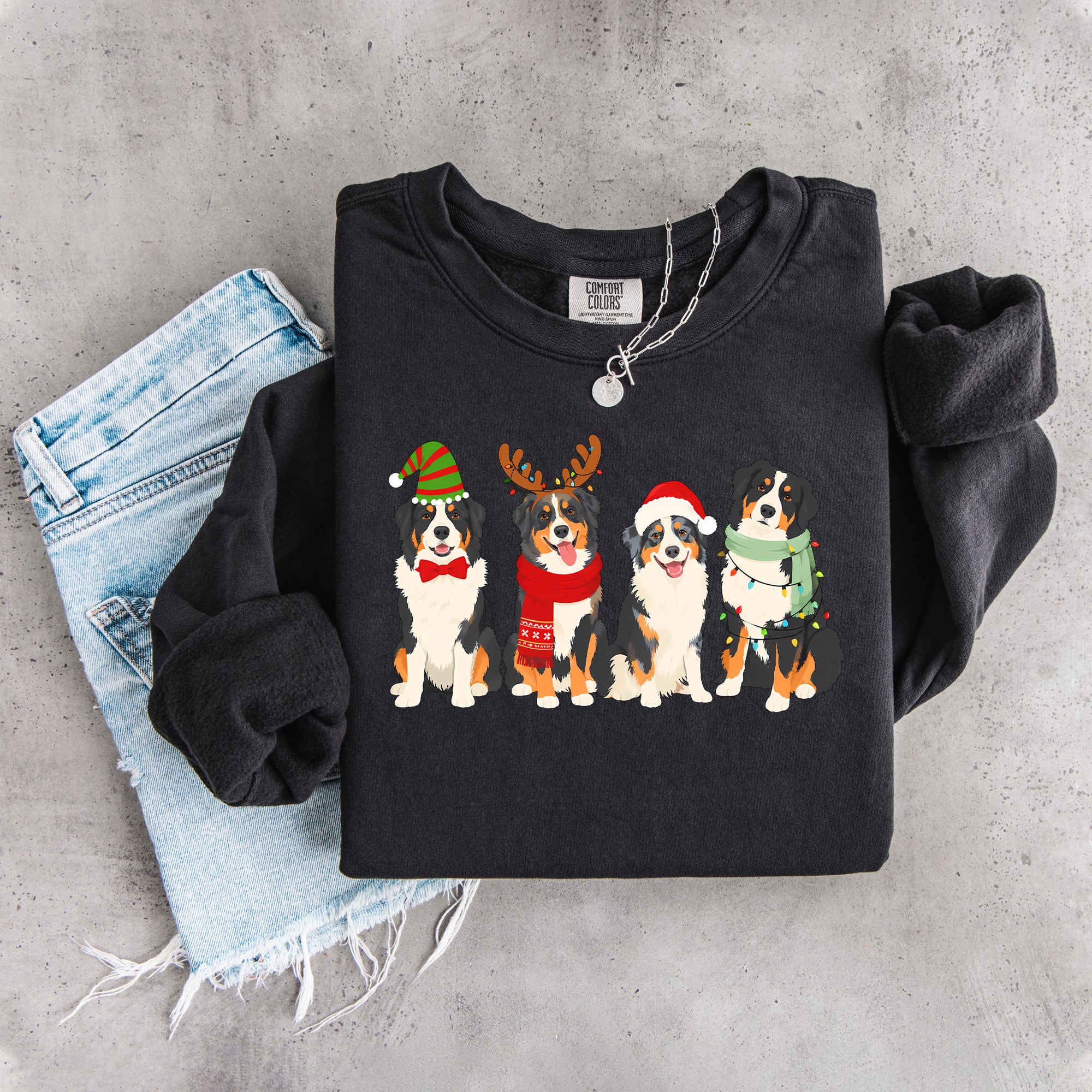 Bernese Mountain Dog Christmas Sweatshirt